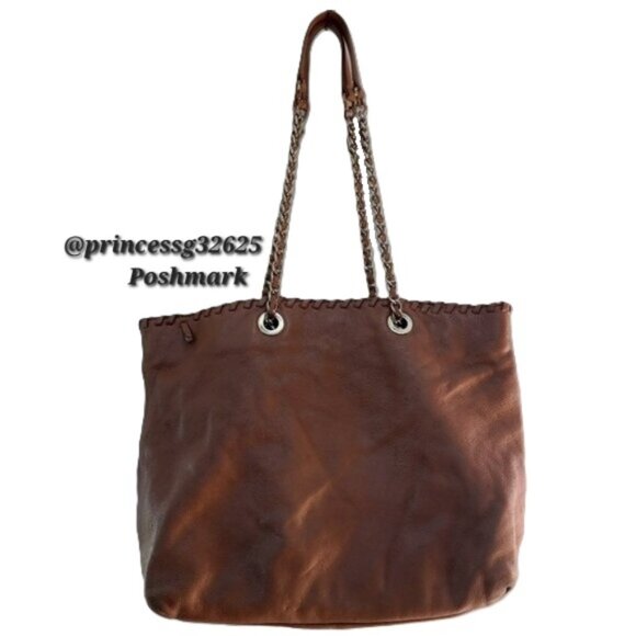 ᴛᴏʀy ʙᴜʀᴄʜ ʙʀᴏᴡɴ ʟᴇᴀᴛʜᴇʀ ᴍᴀʀɪᴏɴ ᴇᴀꜱᴛ ᴡᴇꜱᴛ ᴛᴏᴛᴇ ʙᴀɢ - Picture 3 of 13